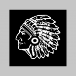 Indián čierne teplákové kraťasy s tlačeným logom